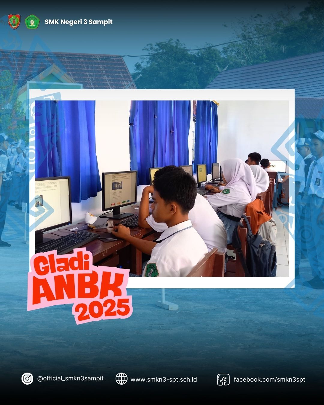 Read more about the article Gladi Bersih Asesmen Nasional Berbasis Komputer (ANBK) di SMK Negeri 3 Sampit